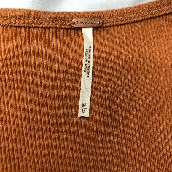 Free People Cross Country Bohemian Top Sienna Size Medium - Picture 3 of 11